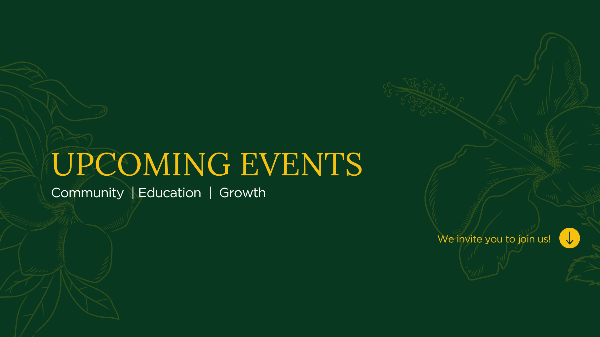 Upcoming Events
