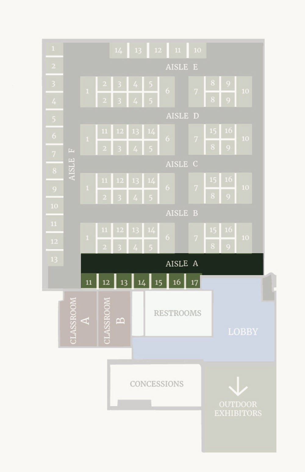 Premium Entry Row Mini Booth 7'x10'